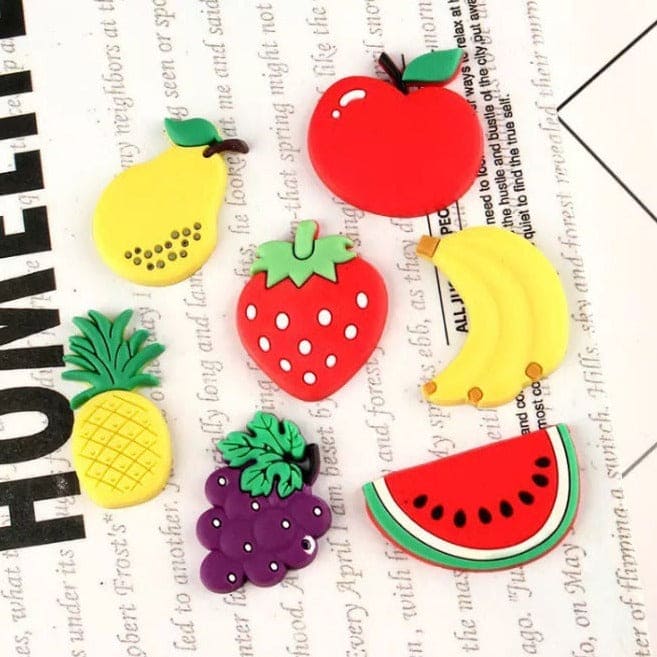Pack Of 6 Silicone Cute Cartoon Fruits Stereo Fridge Magnets, Funny Fruit Decorative Cute Fridge Magnets, Cute Kitchen Decoration Fruits Magnets Pack Of 6 Silicone Cute Cartoon Fruits Stereo Fridge Magnets, Funny Fruit Decorative Cute Fridge Magnets, Cute Kitchen Decoration Fruits Magnets